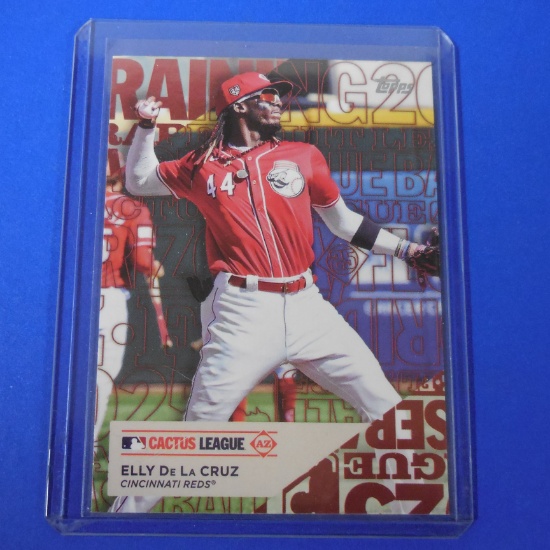 2025 TOPPS ELLY DE LA CRUZ ARIZONA CACTUS LEAGUE REDS