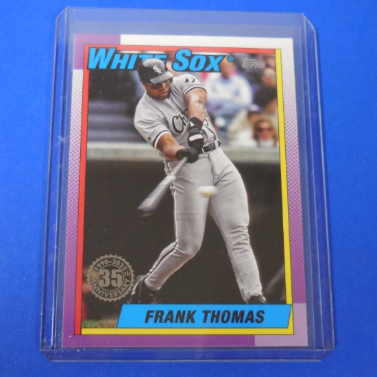 2025 TOPPS FRANK THOMAS 1990 35TH ANNIVERSARY CARD