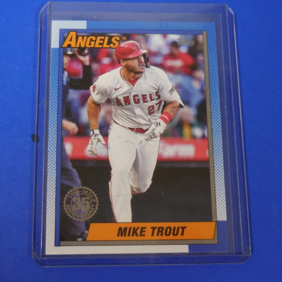 2025 TOPPS MIKE TROUT 1990 35TH ANNIVERSARY CARD