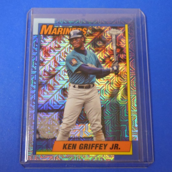 2025 TOPPS CHROME KEN GRIFFEY JR SILVER PACK REFRACTOR MARINERS