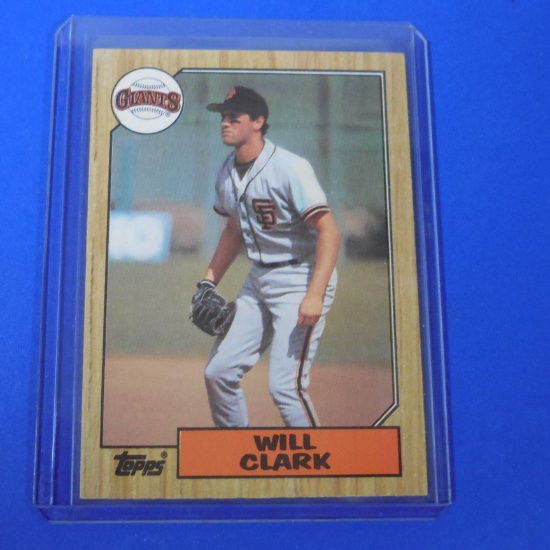1987 TOPPS #420 WILL CLARK ROOKIE CARD GIANTS