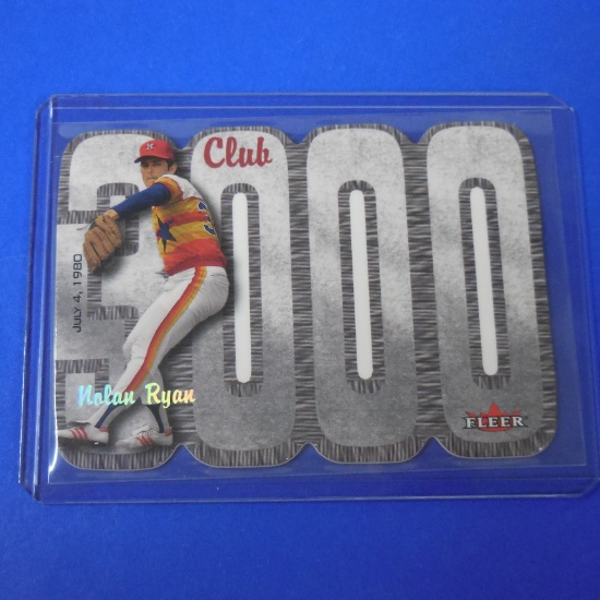 2000 FLEER NOLAN RYAN CLUB 3000 ASTROS