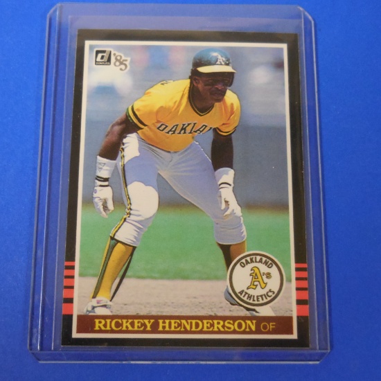 1985 DONRUSS RICKEY HENDERSON ATHLETICS