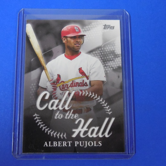 2025 TOPPS CALL TO THE HALL INSERT CARD ALBERT PUJOLS CARDINALS