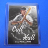 2025 TOPPS CALL TO THE HALL INSERT CARD TED WILLIAMS RED SOX