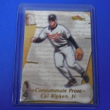 2000 FLEER SHOWCASE CAL RIPKEN JR CONSUMMATE PROSE