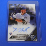 2016 TOPPS CHROME TOM MURPHY AUTOGRAPHED ROOKIE CARD
