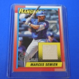 2025 TOPPS MARCUS SEMIEN GAME USED BAT CARD