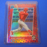 2021 DONRUSS OPTIC MICKEY MONIAK STARS RED PRIZM #D 33/45 RATED ROOKIE CARD