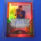2015 PANINI DONRUSS ELITE JAVIER MEDINA AUTOGRAPHED ROOKIE CARD