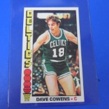 1976-77 TOPPS BASKETBALL JUMBO #30 DAVE COWENS BOSTON CELTICS