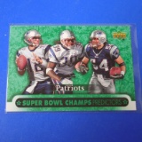 2007 UPPER DECK NEW ENGLAND PATRIOTS SUPER BOWL PREDICTORS TOM BRADY