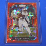 2020 PANINI PRIZM EZEKIEL ELLIOTT CRACKED RED ICE PRIZM COWBOYS