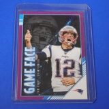2020 SCORE TOM BRADY GAME FACE PURPLE PARALLEL PATRIOTS