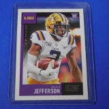 2020 SCORE JUSTIN JEFFERSON ROOKIE CARD LSU TIGERS