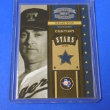 2004 DONRUSS THREADS NOLAN RYAN CENTURY STARS #D 0655/1500 RANGERS