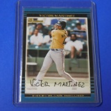 2002 BOWMAN VICTOR MARTINEZ ROOKIE CARD INDIANS