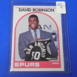 1989-90 NBA HOOPS DAVID ROBINSON ROOKIE CARD SPURS HOF