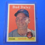 1958 TOPPS #222 BUD DALEY INDIANS