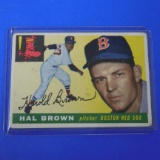 1955 TOPPS #148 HAL BROWN RED SOX