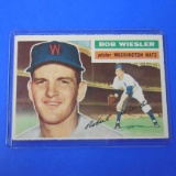 1956 TOPPS #327 BOB WIESLER NATIONALS