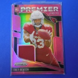 2024 PANINI PRIZM TREY BENSON JERSEY RELIC ROOKIE CARD PINK PRIZM CARDINALS