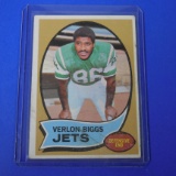 1970 TOPPS #3 VERLON BIGGS JETS