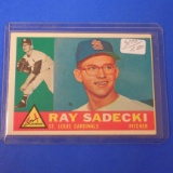 1960 TOPPS #327 RAY SADECKI CARDINALS