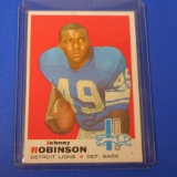 1969 TOPPS #145 JOHNNY ROBINSON LIONS PUZZLE BACK