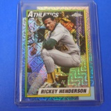 2025 TOPPS CHROME RICKEY HENDERSON SILVER PACK REFRACTOR ATHLETICS