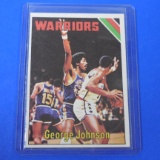 1975-76 TOPPS #13 GEORGE JOHNSON WARRIORS