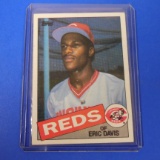 1985 TOPPS #627 ERIC DAVIS ROOKIE CARD REDS