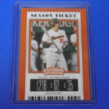 2019 PANINI CONTENDERS ADLEY RUSTCHMAN ROOKIE CARD