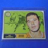 1968-69 TOPPS #4 TED GREEN BRUINS