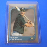 1997 BOWMAN CHROME ERIC CHAVEZ ROOKIE CARD ATHLETICS