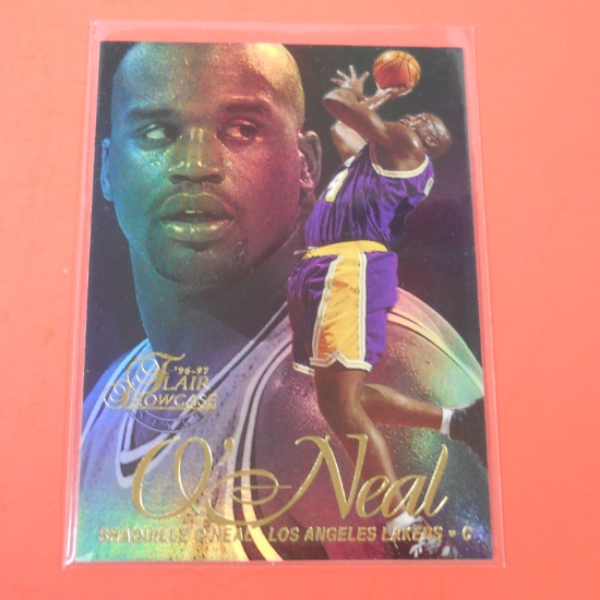 1996-97 FLAIR SHOWCASE SHAQUILLE O'NEAL ROW 2 HOLO LAKERS | Online ...