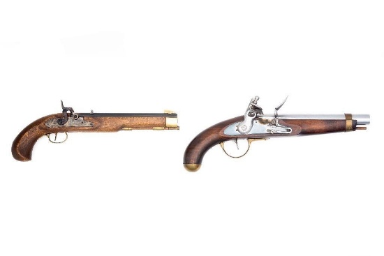 Lot of Two Contemporary Black Powder Pistols
