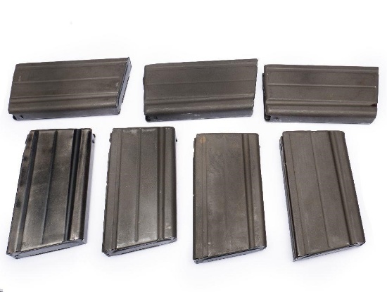 Lot of Seven FN FAL Magazines