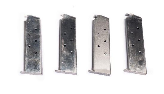 Lot of Four Colt .45 ACP Magazines