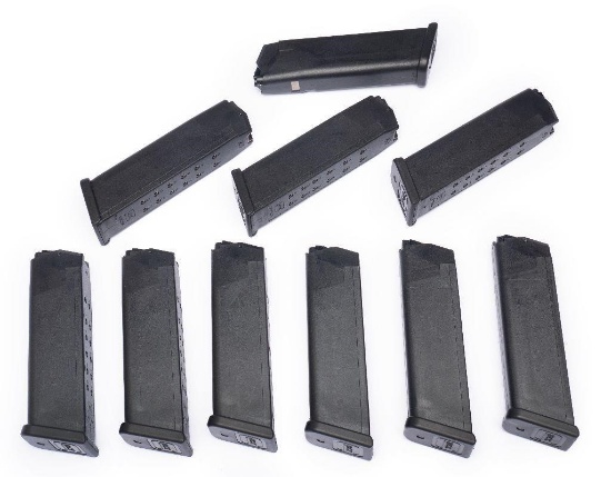 Lot of Ten Glock .40 S&W Magazines