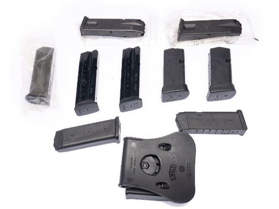 Lot of Nine Handgun Magazines