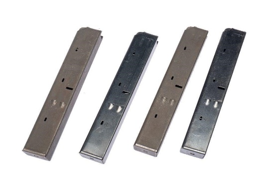 Lot of Four 30-Round 9mm Uzi Magazines