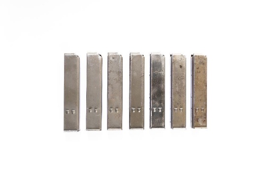 Lot of Seven 25-Round Uzi Magazines