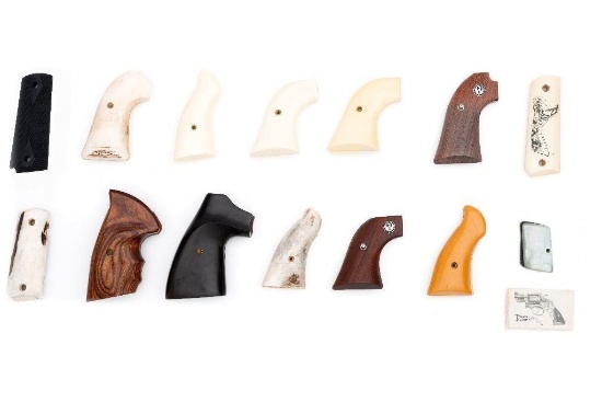 Lot of Fourteen Pistol Grips