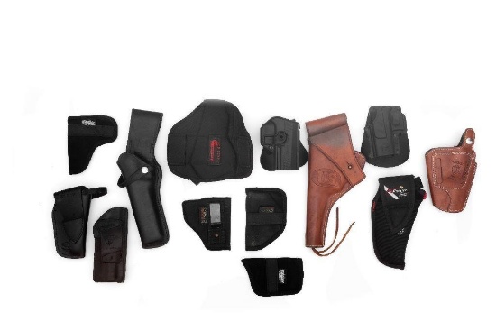 Lot of Twelve Holsters