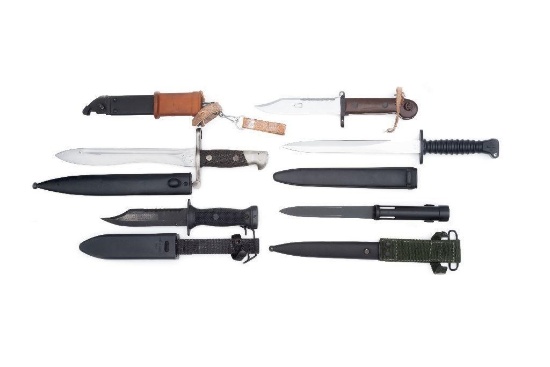 Lot of Four Bayonets