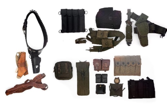 Lot of Magazine Pouches and Belts