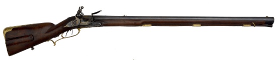 A Fine Gilt Bronze German Flintlock Sporting Rifle by Pierre Otting