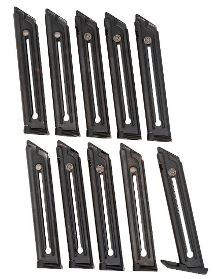Lot of Ten Ruger .22 Magazines
