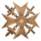 German Third Reich Spanish Cross in Bronze with Swords